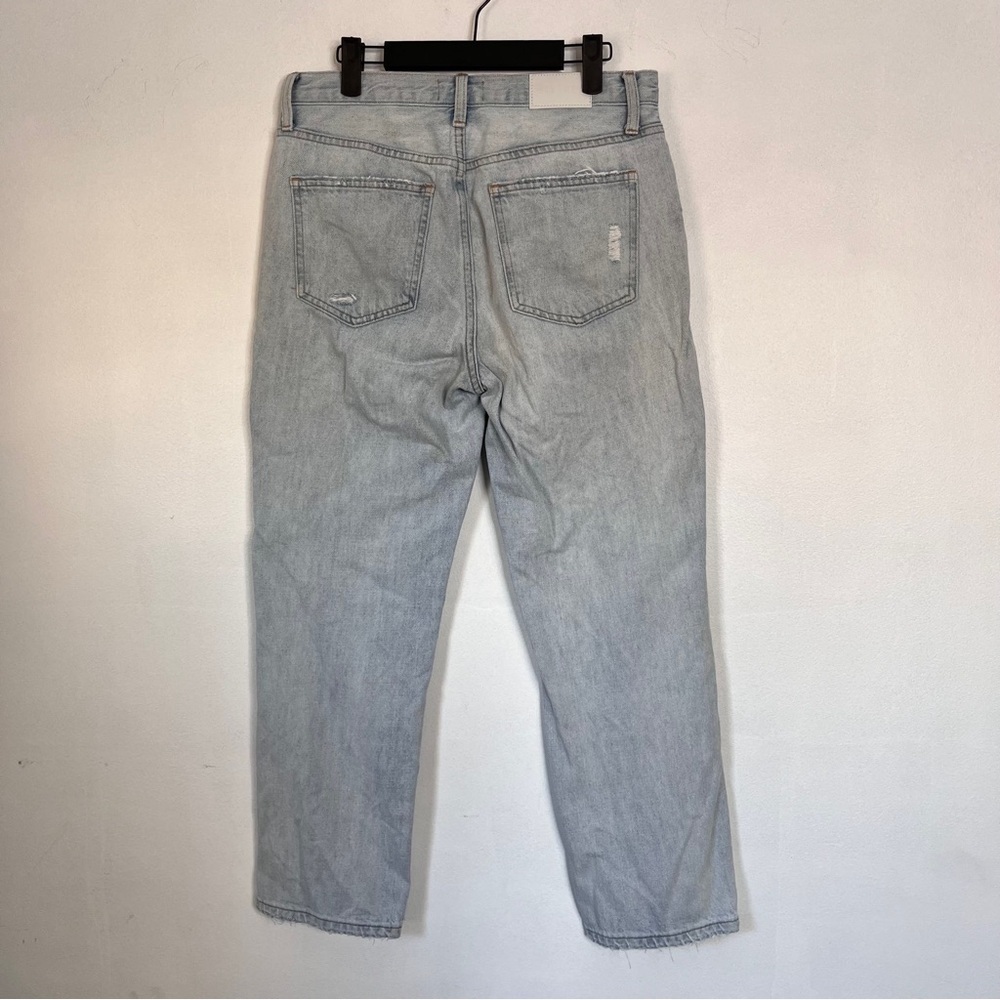 Pistola Charlie High Rise Straight Jeans Button Fly Light Wash Size 28 - Picture 3 of 13